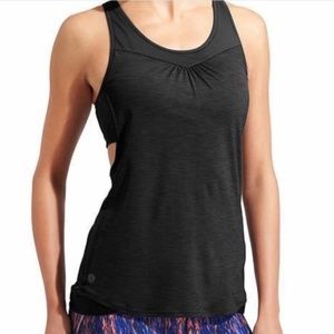 ☀️3/$25 Athleta Gel Mesh Supercharged Tank • Sz M Black